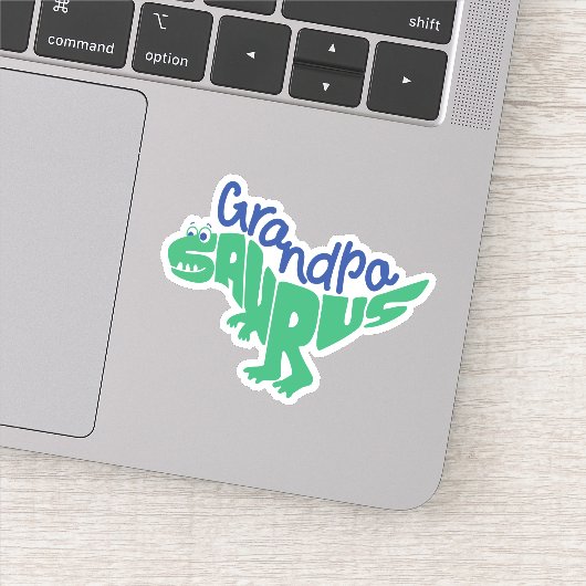 Grandpa Saurus Graphic Sticker (Detail)