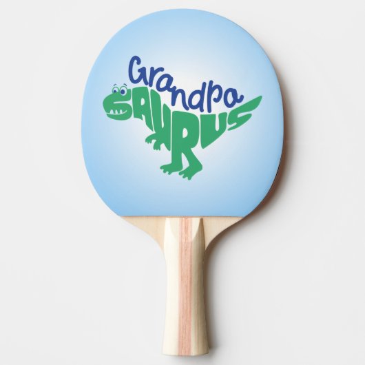 Grandpa Saurus Graphic Tafeltennisbatje (Voorkant)