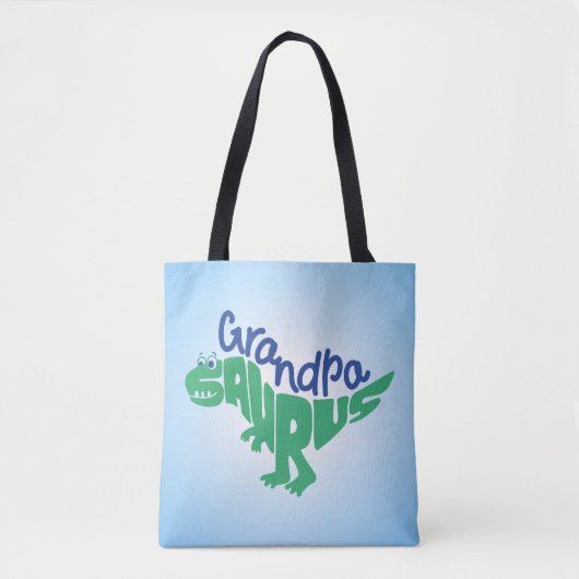 Grandpa Saurus Graphic Tote Bag (Voorkant)