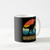Grandpa Saurus T Rex Dinosaur Grandpasaurus Koffiemok (Voorkant rechts)