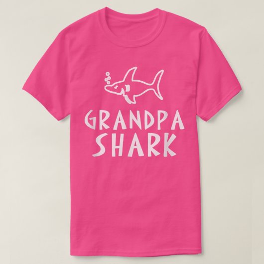 Grandpa Shark T-shirt (Design voorkant)