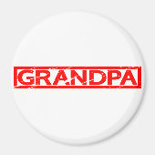 Grandpa Stamp Magneet (Voorkant)