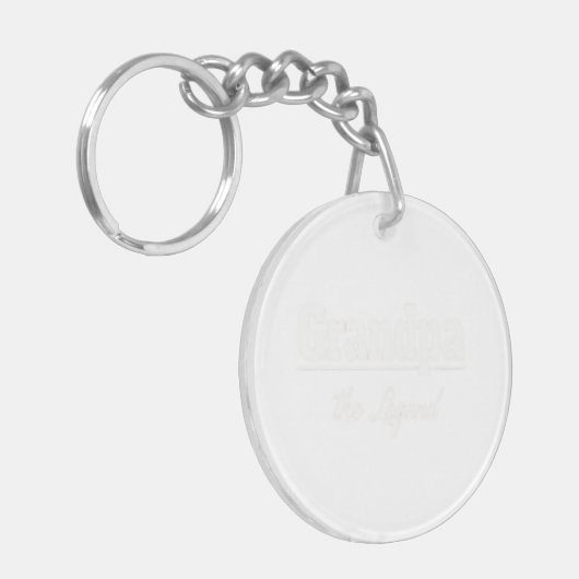 Grandpa the Legend Keychain – Custom Everyday Gift (Voorkant Links)