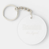 Grandpa the Legend Keychain – Custom Everyday Gift (Voorkant)