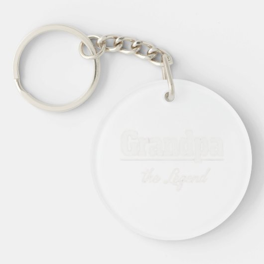 Grandpa the Legend Keychain – Custom Everyday Gift (Voorkant)