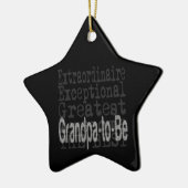 Grandpa-To-Be Extraordinaire Keramisch Ornament (Links)