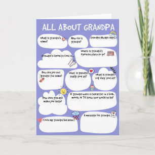 GRANDPA Vaderdag Questionnaire Kaart