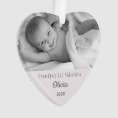 Grandpa Valentijn Gdochter Persoonlijke foto naam Ornament (voorkant)