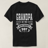 GRANDPA van de geboorte jongen T-shirt (Design voorkant)