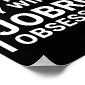 Grandparent Here To Suprt My Wife's Jobro Obsessio Poster (Hoek)