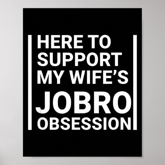 Grandparent Here To Suprt My Wife's Jobro Obsessio Poster (Voorkant)