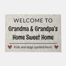 Grandparent Home Sweet Home Welkom D Deurmat