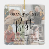 'GRANDPARENTEN' are the Best Photos, Name/s & Quot Keramisch Ornament (Achterkant)