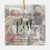 'GRANDPARENTEN' are the Best Photos, Name/s & Quot Keramisch Ornament (Voorkant)