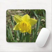 Grandparent's Bright Yellow Daffodil Mouse Pad Muismat (Met muis)