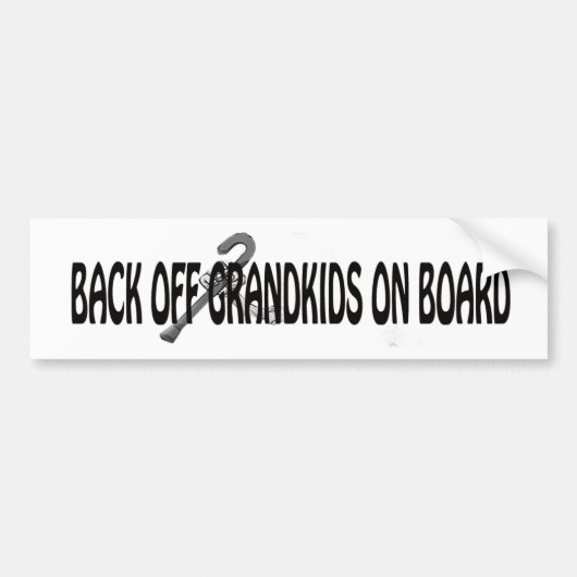 GRANDPARENTS BUMPERSTICKER (Voorkant)