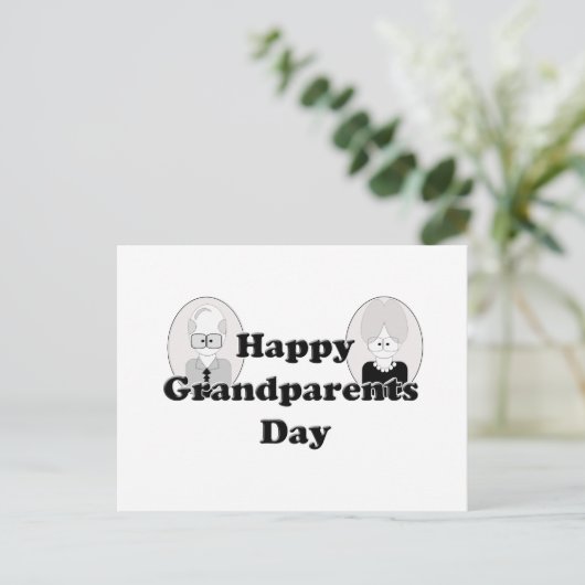 Grandparents Day - Couple Briefkaart (Staand voorkant)