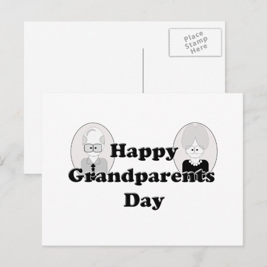 Grandparents Day - Couple Briefkaart (Voorkant / Achterkant)