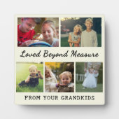 Grandparents day gift– Loved Beyond Measure Photo  Fotoplaat (Voorkant)