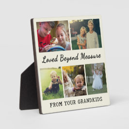 Grandparents day gift– Loved Beyond Measure Photo  Fotoplaat