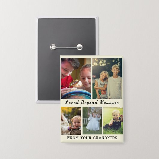 Grandparents Day – Loved Beyond Measure Button (Voorkant / Achterkant)