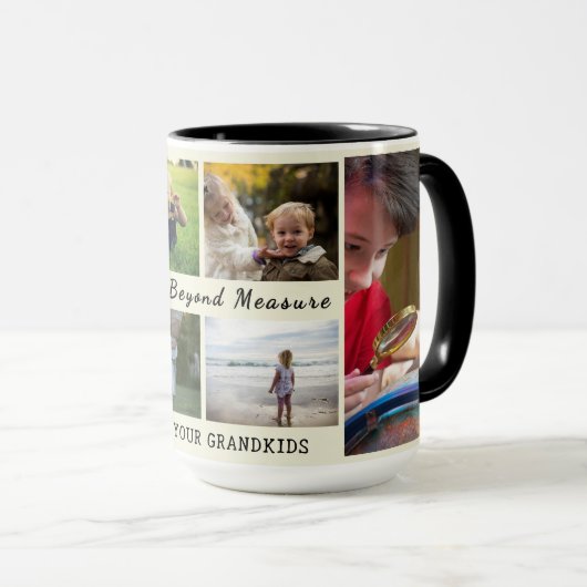 Grandparents Day Mug – Loved Beyond Measure Mok (Voorkant rechts)