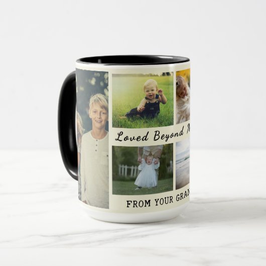 Grandparents Day Mug – Loved Beyond Measure  Mok (Voorkant links)