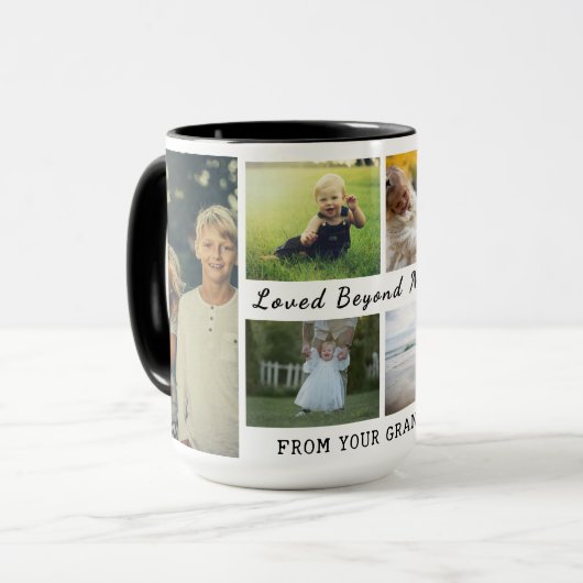 Grandparents Day Mug – Loved Beyond Measure Mok (Voorkant links)