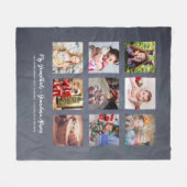 GRANDPARENTS FOTO GIFTS - Chalkboard Fleece Deken (Voorkant (Horizontaal))