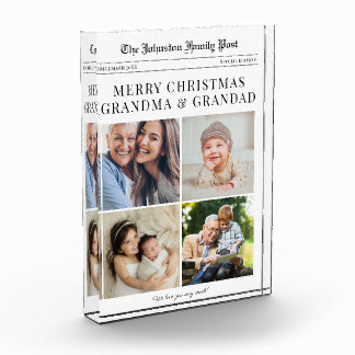 Grandparents Newspaper Christmas Fotoblokken
