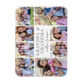 Grandparents Photo Collage Magneet (Verticaal)