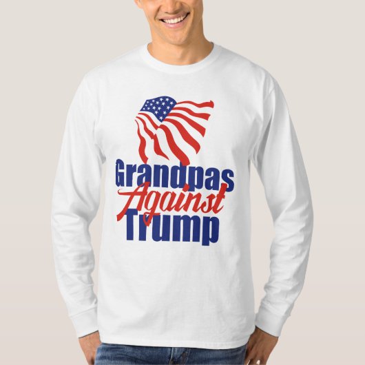 Grandpas against Trump T-shirt (Voorkant)