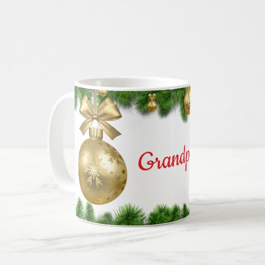 Grandpa's Christmas Cup Koffiemok (Voorkant links)