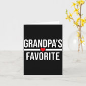 Grandpa's Favorite  Kaart (Gele Bloem)
