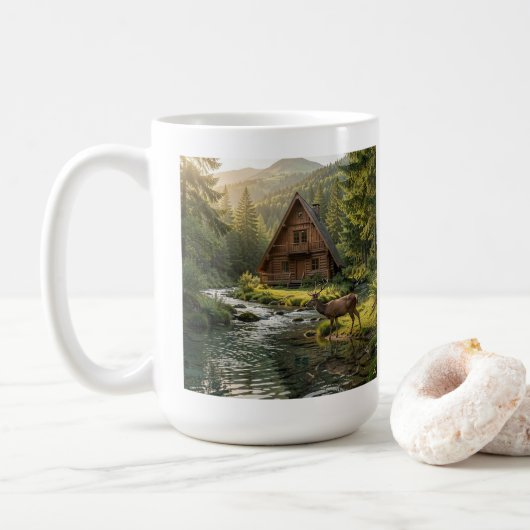 Grandpa's Favorite Mug | Personalized Nature Koffiemok (Met donut)