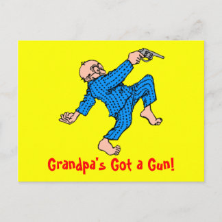 Grandpa's Got a Gun! Briefkaart