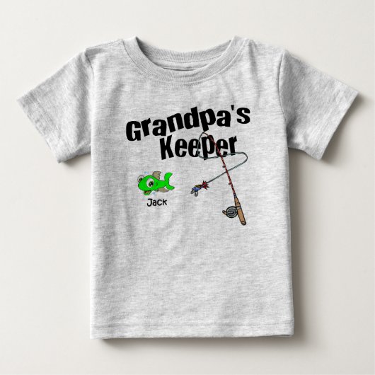 Grandpa's Keeper Jack T-shirt en Gifts (Voorkant)