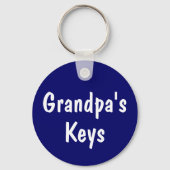 Grandpa's Keys Sleutelhanger (Voorkant)