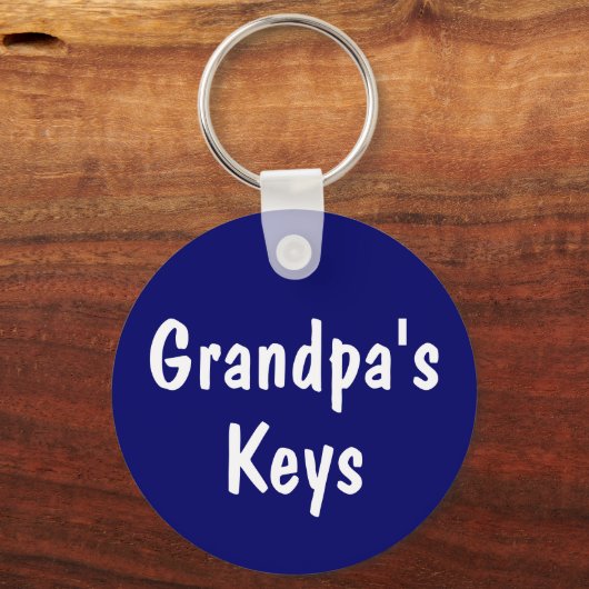 Grandpa's Keys Sleutelhanger (Voorkant)