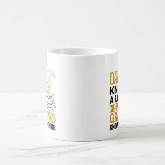 Grandpas Know Everything Funny Vaderdag Koffiemok (Center)