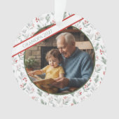 Grandpa's Love Ornament - Custom Photo Keepsake (voorkant)