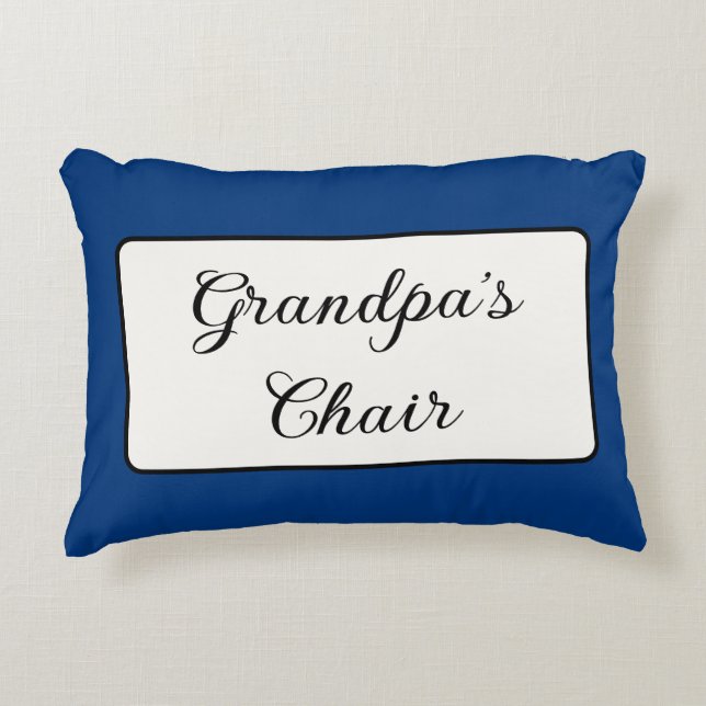 Grandpa's Message Pillows Accent Kussen (Voorkant)