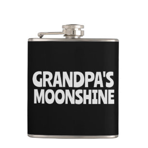 GRANDPA'S MOONSHINE FLASK HEUPFLES