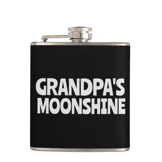 GRANDPA'S MOONSHINE FLASK HEUPFLES (Voorkant)