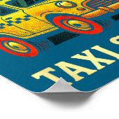 Grandpa's Taxi Service - Funny Cab Driver Quote  Poster (Hoek)