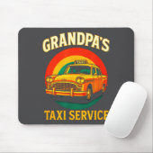 Grandpa's Taxi Service - Funny Driver Lover  Muismat (Met muis)