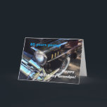 Grandpa's vintage car- 85th birthday kaart<br><div class="desc">Greeting card for grandpa's 85th birthday with a foto of a black vintage car. . Fotografie by Maria Santos (Lusinhas do Sul)</div>