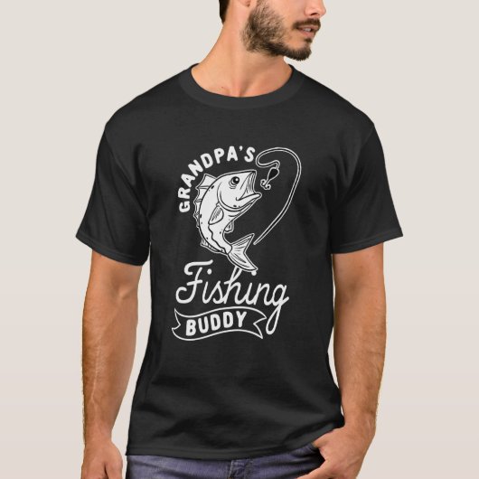Grandpas Vissen Buddy T-shirt (Voorkant)