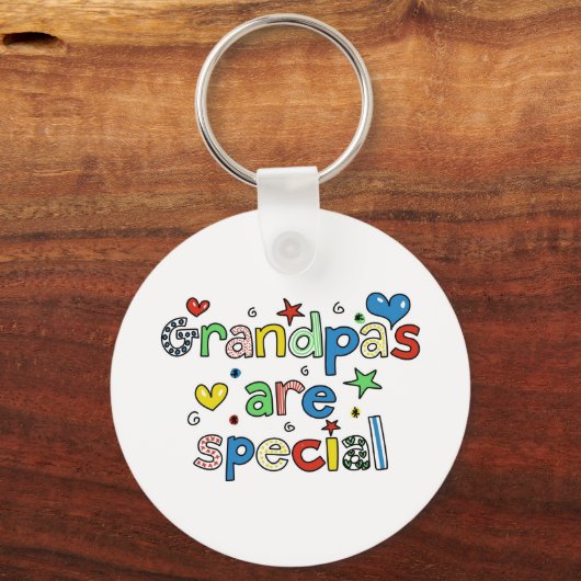Grandpas zijn speciaal sleutelhanger (Voorkant)