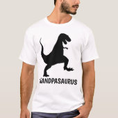 GRANDPASARUS Funny GRANDPA Dinosaur T-Shirts (Voorkant)